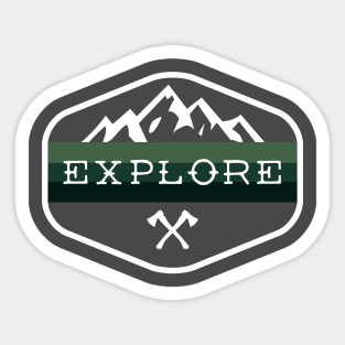 Explore Sticker